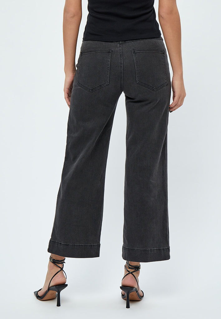 Desires DSFlorence HW Denim Bukser Jeans 9005 BLACK WASHED