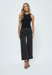 Desires DSFlorence HW Denim Bukser Jeans 9005 BLACK WASHED