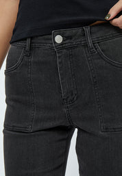 Desires DSFlorence HW Denim Bukser Jeans 9005 BLACK WASHED