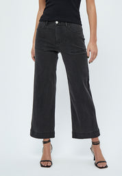 Desires DSFlorence HW Denim Bukser Jeans 9005 BLACK WASHED