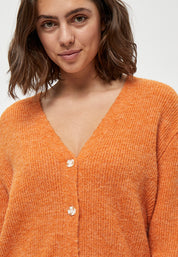 Peppercorn Flores Cardigan Cardigans 6675M Peach Caramel Melange