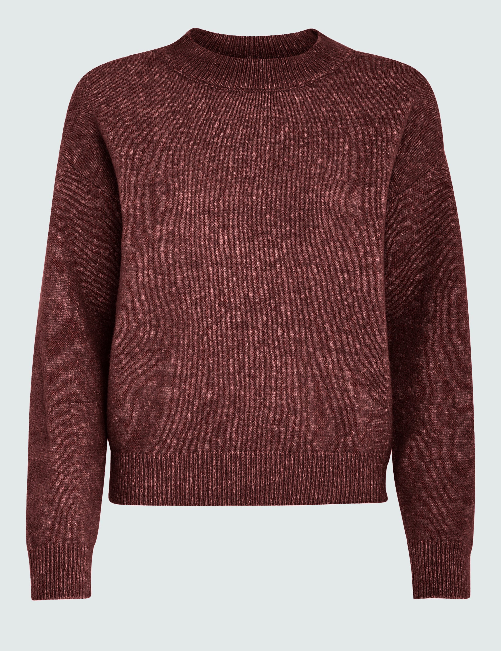 Desires Gea O-hals Strik Pullover 5061 Madder Brown