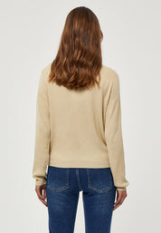 Desires DSGeisha Rib V Pullover Pullover 9014 Oyster Gray