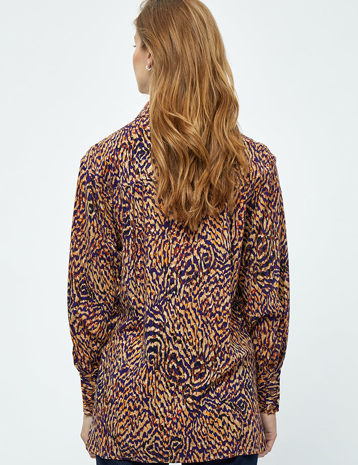 Peppercorn Harmonia Skjorte Skjorter 9363 Warm Sand Pattern
