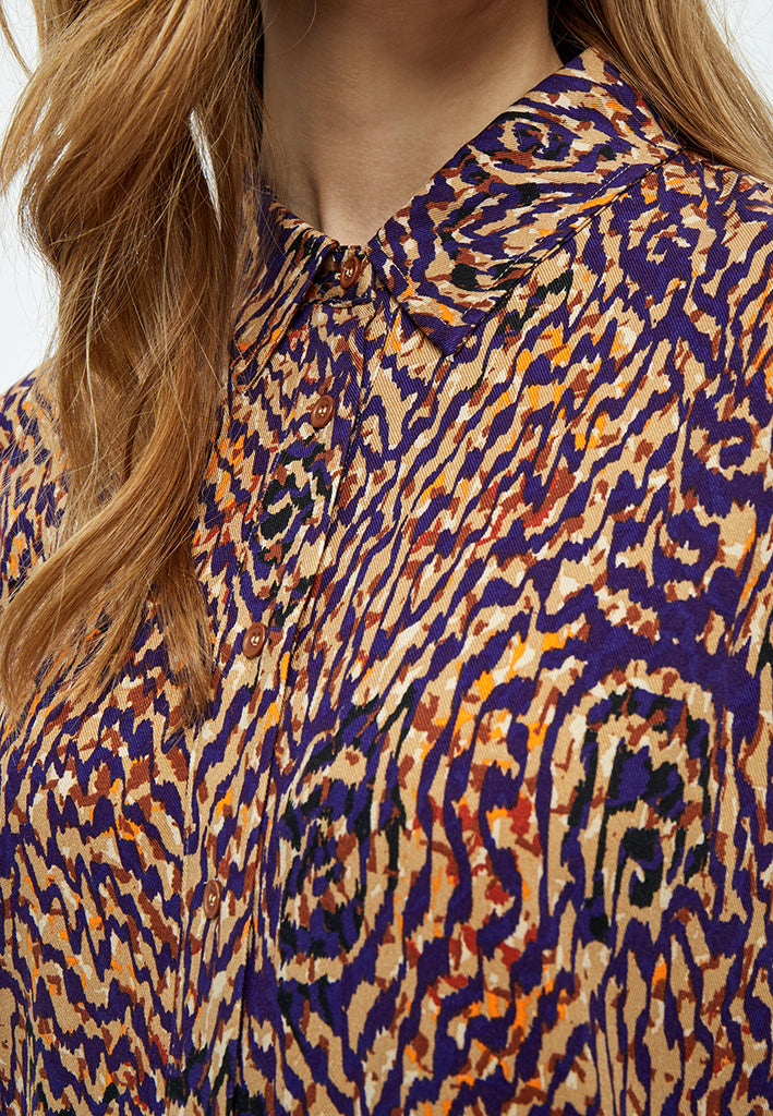 Peppercorn Harmonia Skjorte Skjorter 9363 Warm Sand Pattern