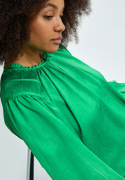 Peppercorn Haze Bluse Curve Bluser 3205 Bright Green