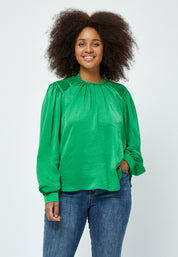 Peppercorn Haze Bluse Curve Bluser 3205 Bright Green