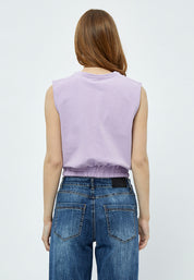 Desires Jade GOTS Sweat Tanktop T-Shirt 7140 Pastel Lilac