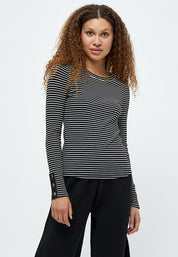 Desires Jamela Tee T-Shirt 9000S Black Stripe