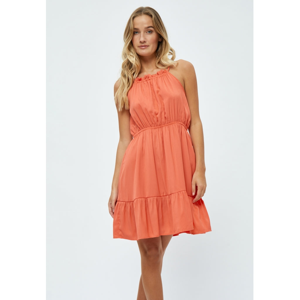 Desires Joyla Short Dress Kjoler 612 Living Coral