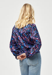 Desires Kari Bluse Bluser 9000P Black Print