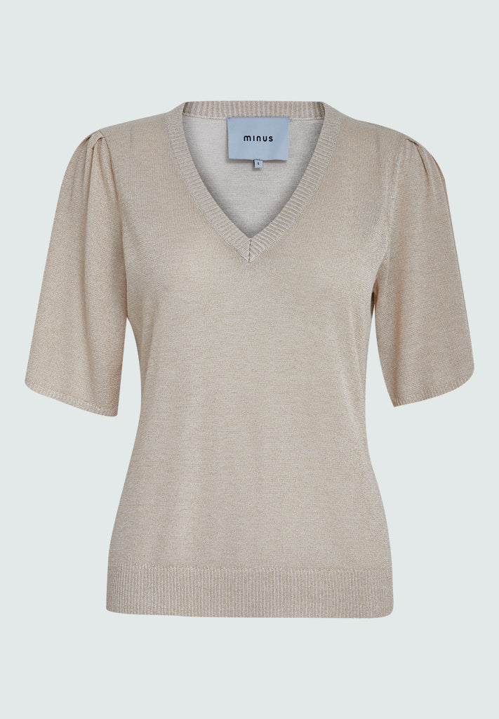 Minus Kyla T-Shirt T-Shirt 348MET Medal gold Metallic