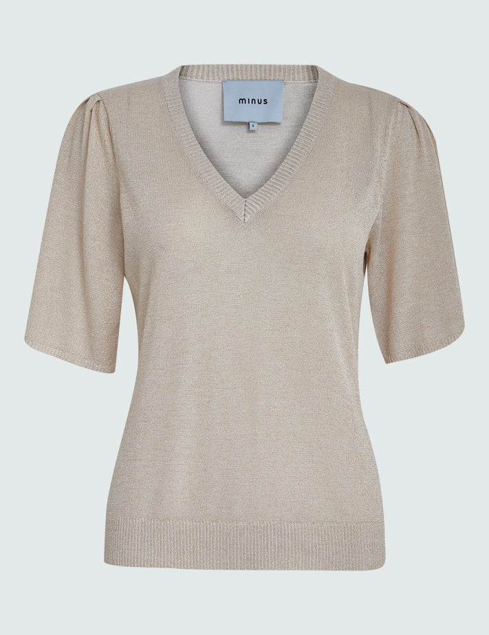 Minus Kyla T-Shirt T-Shirt 348MET Medal gold Metallic