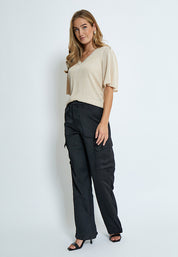 Minus Kyla T-Shirt T-Shirt 348MET Medal gold Metallic