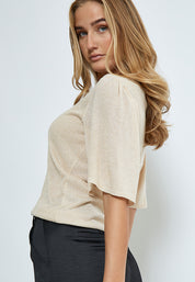 Minus Kyla T-Shirt T-Shirt 348MET Medal gold Metallic