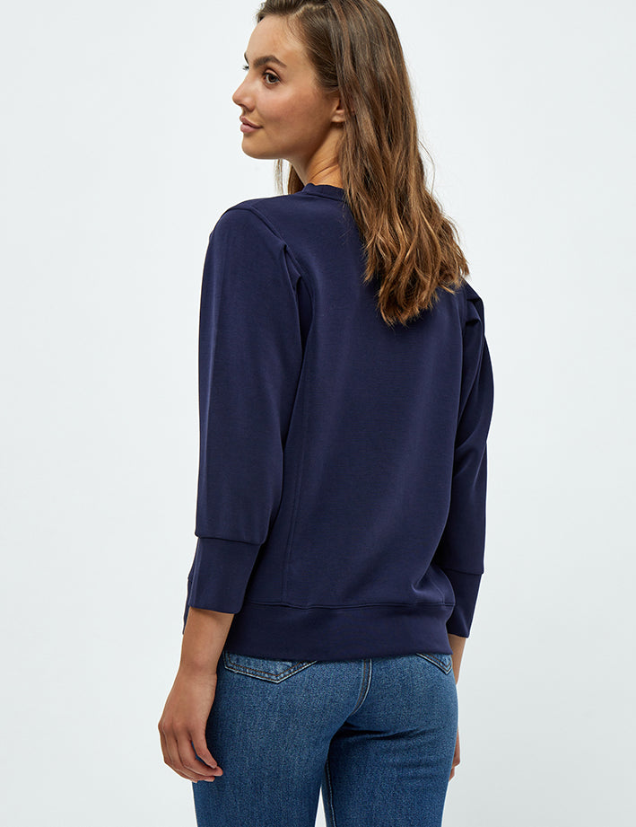 4 Ærme Sweat Sweatshirts 1550 NAVY