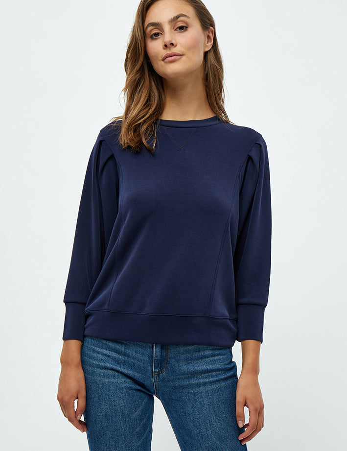4 Ærme Sweat Sweatshirts 1550 NAVY