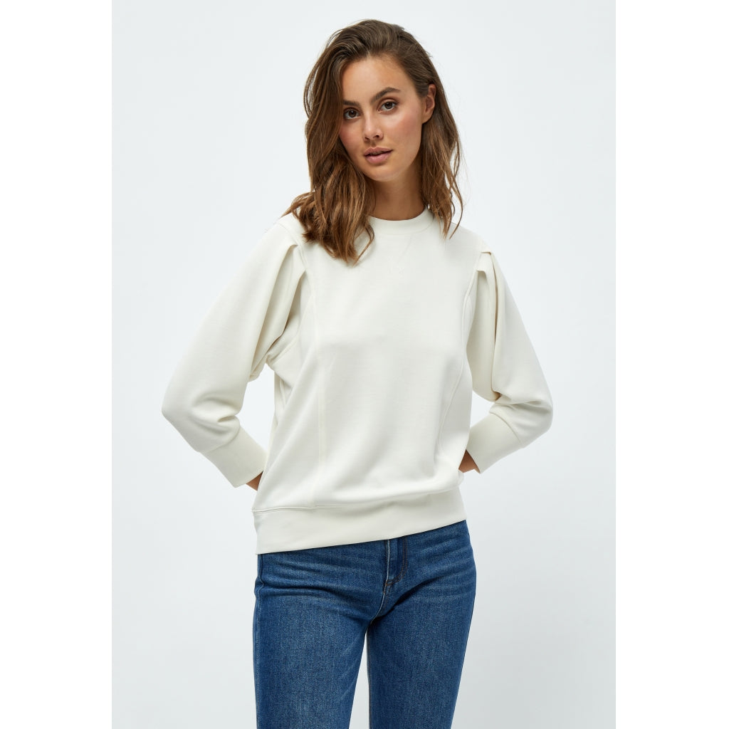 4 Ærme Sweat Sweatshirts Hvid