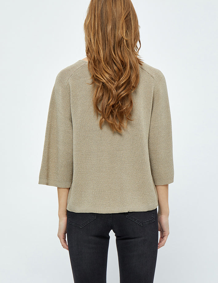 4 Pullover Pullover 0021L Cobblestone Lurex