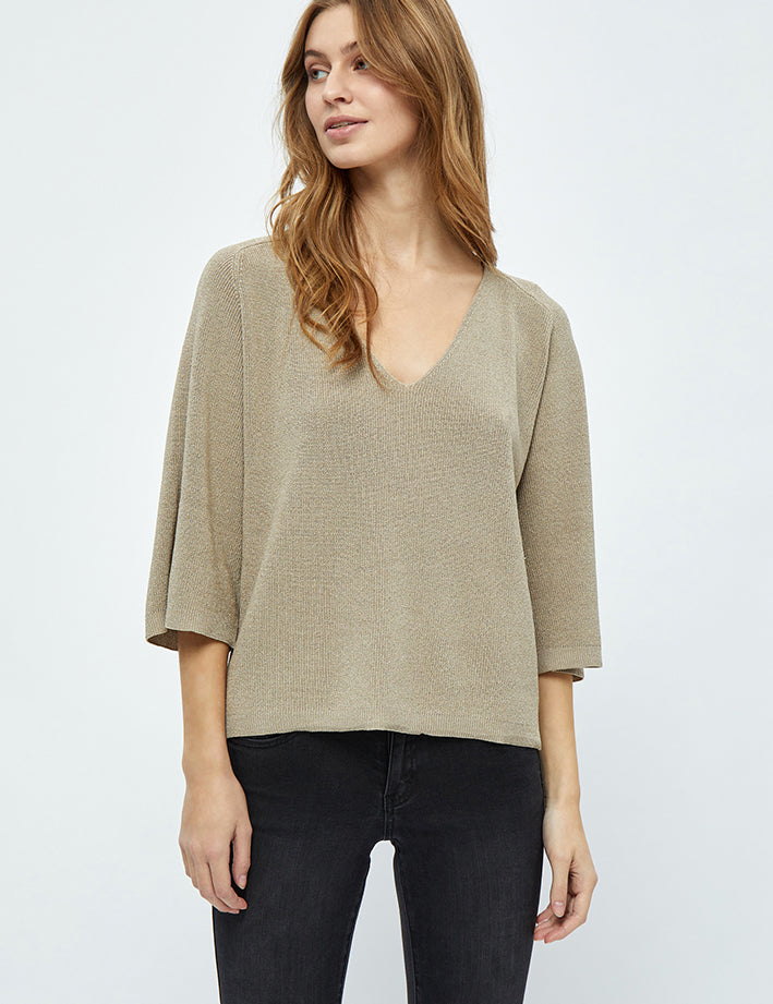 4 Pullover Pullover 0021L Cobblestone Lurex