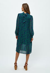 Peppercorn Levi Midi Kjole Kjoler 9456P Ocean Green Print