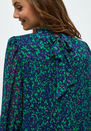 Peppercorn Levi Midi Kjole Kjoler 9456P Ocean Green Print