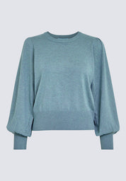 Minus Liva Long Sleeve Pullover Pullover 1043M Citadel Blue Mel.