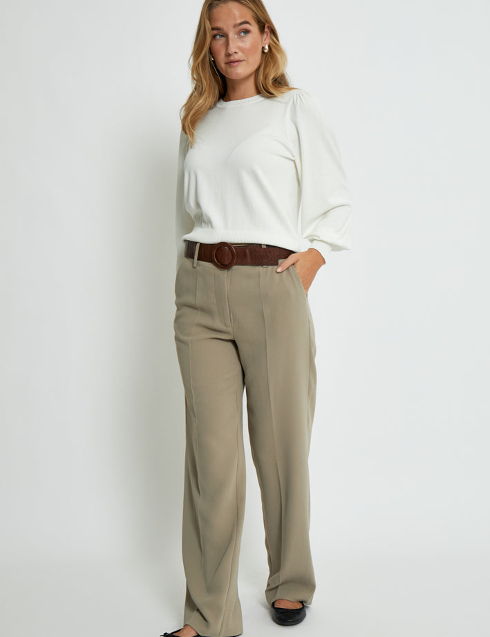 Minus Liva Long Sleeve Pullover Pullover 220 Broken White