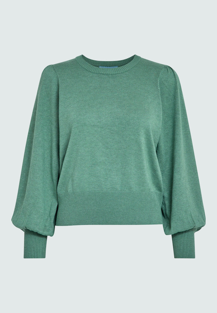 Minus Liva Long Sleeve Pullover Pullover 3819M Gothic Olive Melange