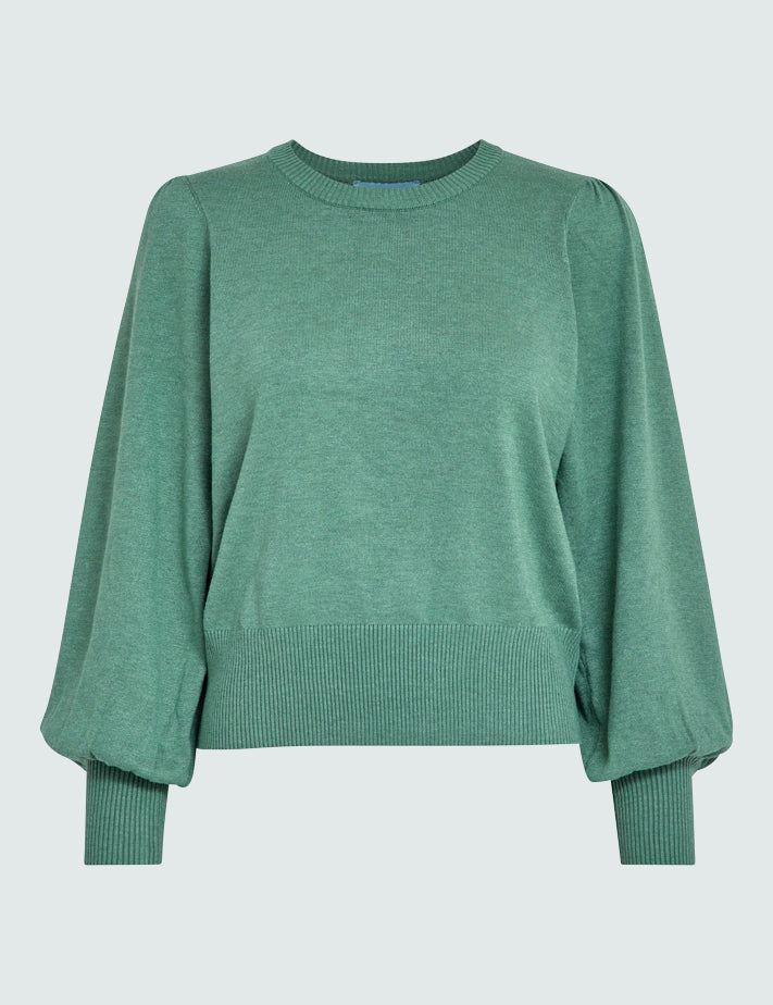 Minus Liva Long Sleeve Pullover Pullover 3819M Gothic Olive Melange