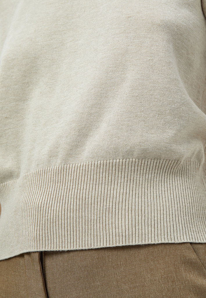 Minus MSLiva Strik Pullover Pullover 9015M Sand Gray Melange