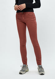 Desires DSLola Garment Dye MW Bukser Jeans 5076 Apple Butter Brown