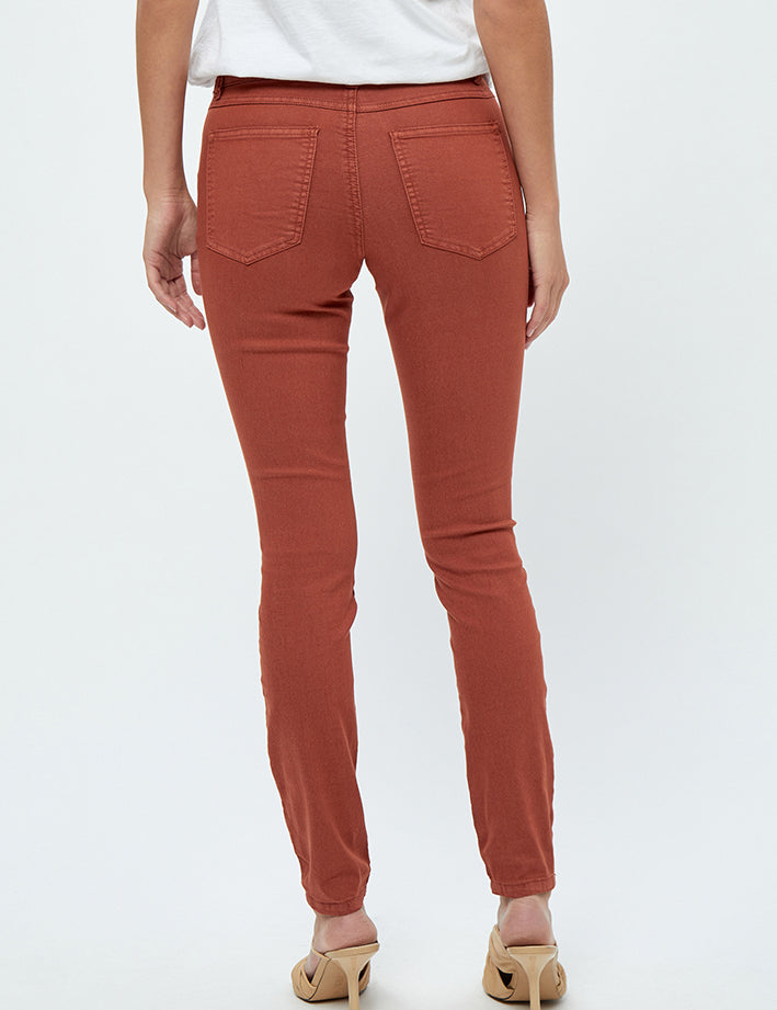 Desires DSLola Garment Dye MW Bukser Jeans 6725 PICANTE