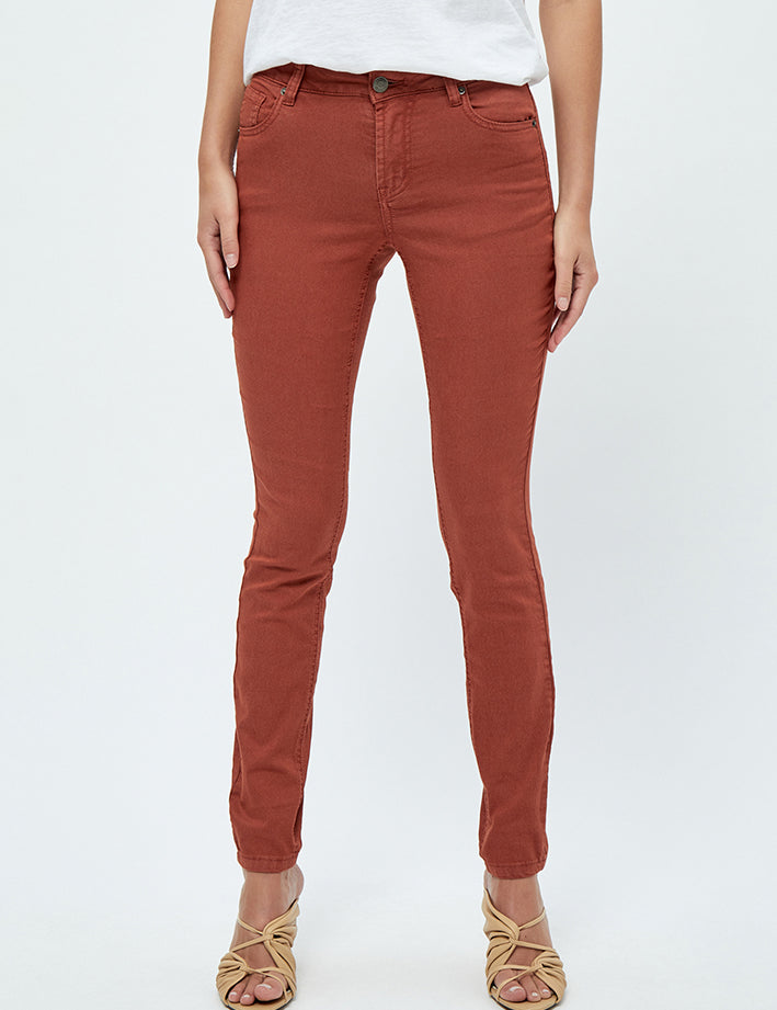 Desires DSLola Garment Dye MW Bukser Jeans 6725 PICANTE