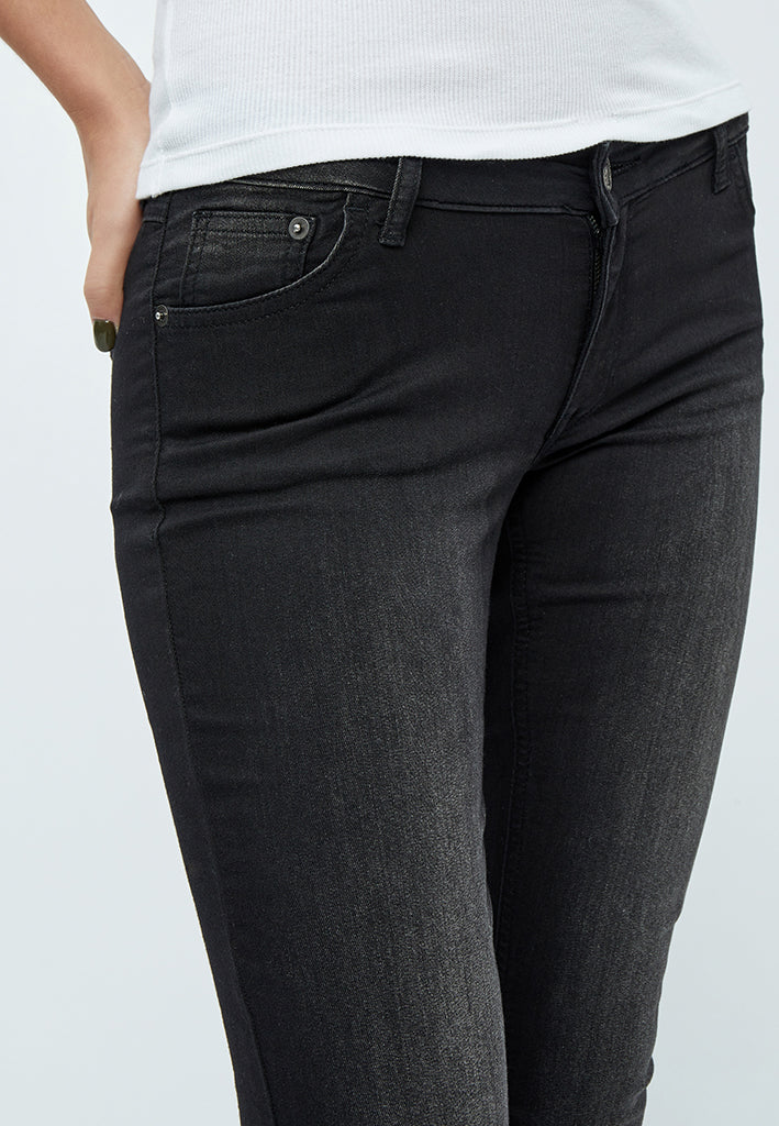 Desires Lola Low Power Jeans Jeans Sort