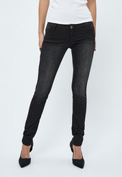 Desires Lola Low Power Jeans Jeans Sort