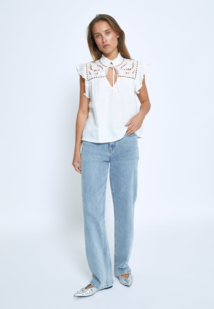 Minus MSAlaya Top Toppe 235 Cloud Dancer