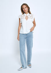 Minus MSAlaya Top Toppe 235 Cloud Dancer