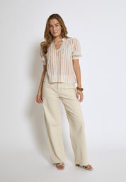 Minus MSAleka Blouse Bluser 235 Cloud Dancer