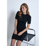 Minus MSAnnelise GOTS Puff Sleeve Dress Kjoler Sort