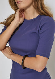 Minus MSAnnelise GOTS T-Shirt Dress Kjoler 7018 Skipper Blue