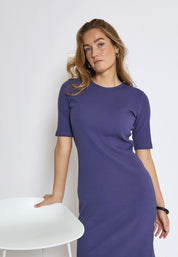 Minus MSAnnelise GOTS T-Shirt Dress Kjoler 7018 Skipper Blue