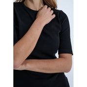 Minus MSAnnelise GOTS T-Shirt Dress Kjoler Sort
