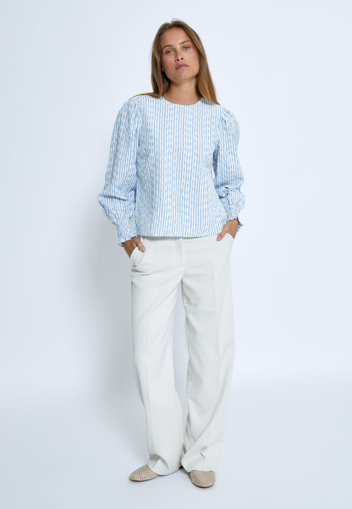 Minus MSBessima Blouse Bluser 1341 Baltic Sea