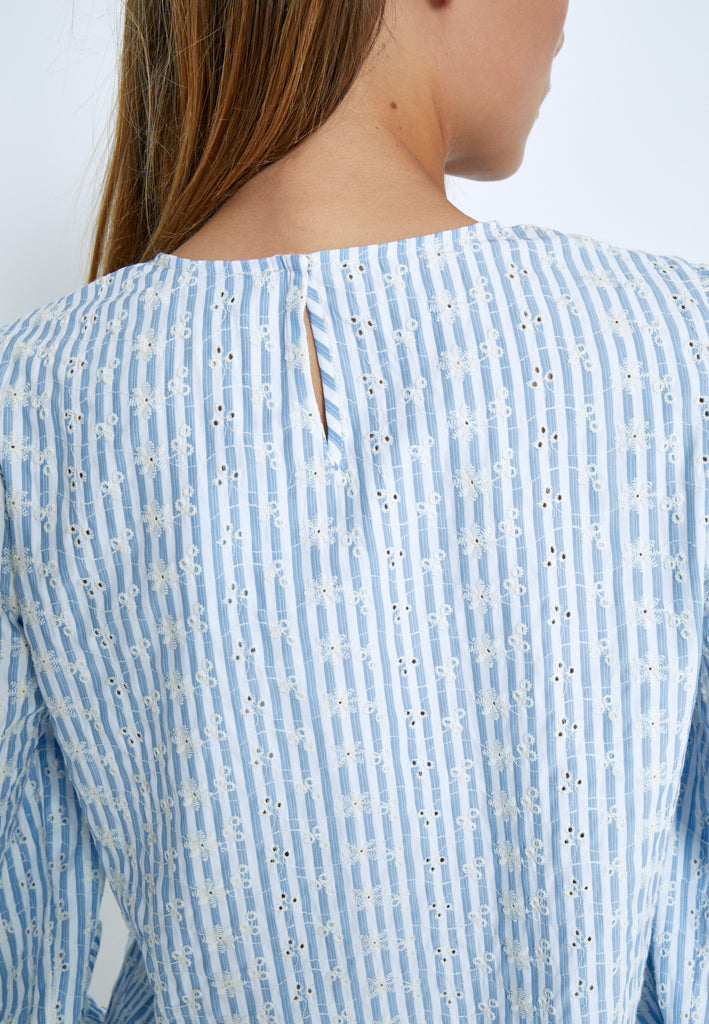 Minus MSBessima Blouse Bluser 1341 Baltic Sea