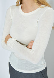 Minus MSCally Uld Top T-Shirt 220 Broken White