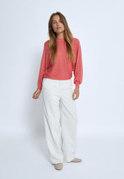 Minus MSCamelina Knit T-shirt Pullover 641MET Dubarry Metal.