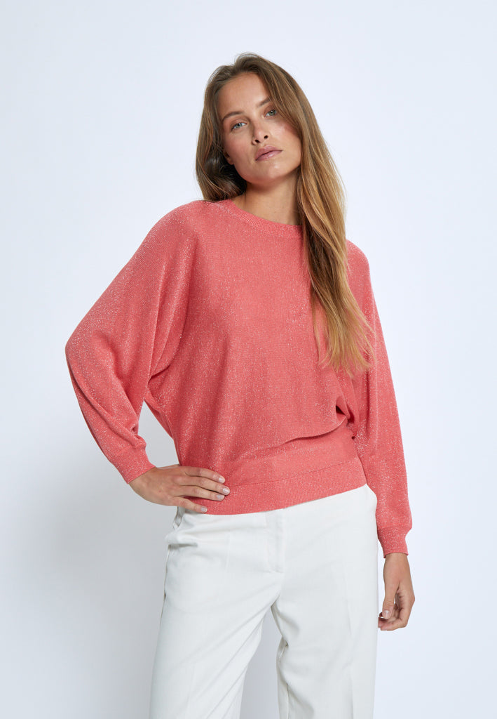 Minus MSCamelina Knit T-shirt Pullover 641MET Dubarry Metal.
