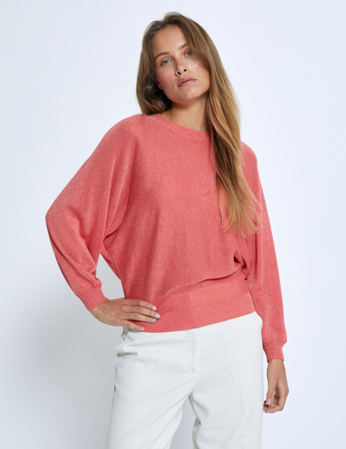 Minus MSCamelina Knit T-shirt Pullover 641MET Dubarry Metal.
