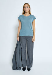 Minus MSCarlina Strik T-Shirt T-Shirt 1043MET Citadel Blue Metal.